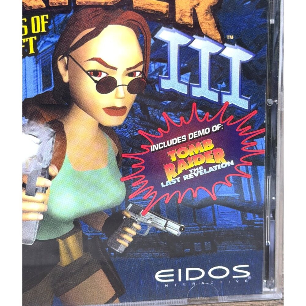 Tomb Raider III Adventure Lara Croft PlayStation PS1 Greatest Hits Manual Tested - Picture 10 of 11